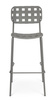BIZZOTTO krzesło barowe ogrodowe CLOVER   szare