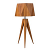 Lampa stołowa Angular Brązowy, Drewno Quintiesse Accord QN-ANGULAR-TL-TEAK