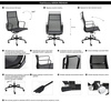 Fotel biurowy AERON PREMIUM czarny - siatka, aluminium