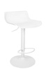Krzesło barowe SNAP BAR regulowane białe