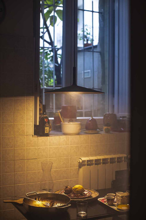 Lampa wisząca Aplomb Large LED - Brązowa FOSCARINI