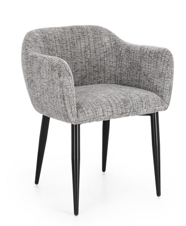 BIZZOTTO krzesło KATI ARM szare