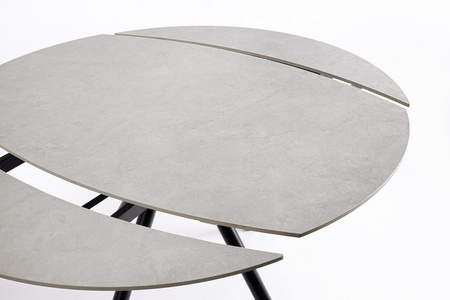 BIZZOTTO stół ogrodowy RAUNI 87-135       szary / rozkładany