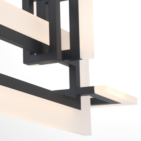 Mała lampa wyspowa Inizio - Matowa czerń Quintiesse Eurofase QN-INIZIO-LP-S-BK