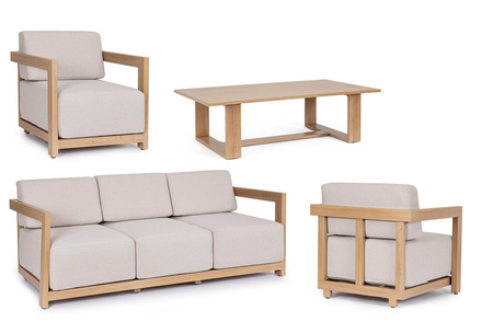 BIZZOTTO zestaw ogrodowy THESEUS          naturalny