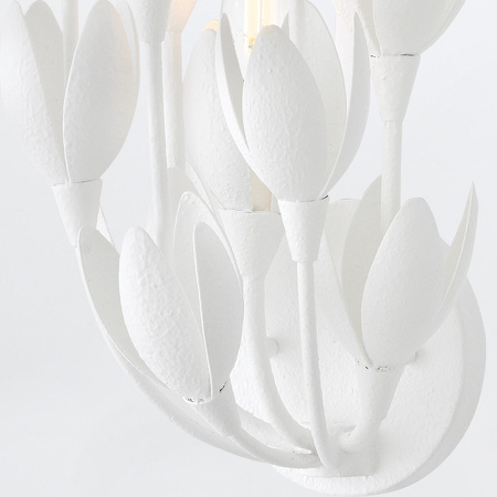 Kinkiet Flora - 3 źródła światła - Tynk strukturalny Quintiesse QN-FLORA-3W-WHT