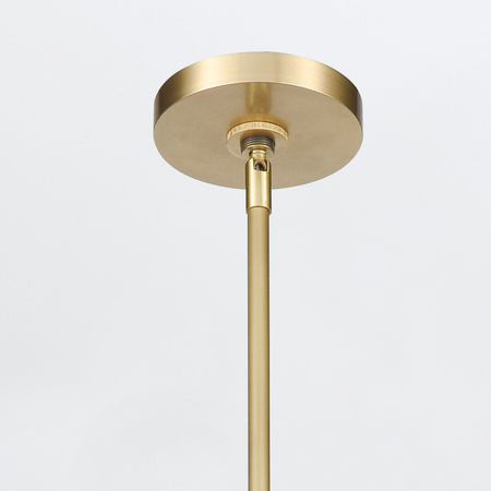 Lampa wyspowa LED Valise - Vintage mosiądz, skóra smokingowa Quintiesse QN-VALISE-LP80-VBS-TL