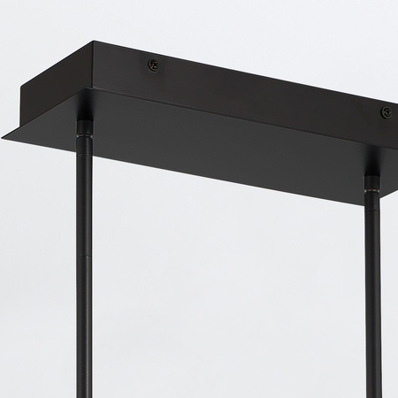 Mała lampa wyspowa Inizio - Matowa czerń Quintiesse Eurofase QN-INIZIO-LP-S-BK