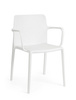 BIZZOTTO krzesło ogrodowe CHLORIS ARM     białe