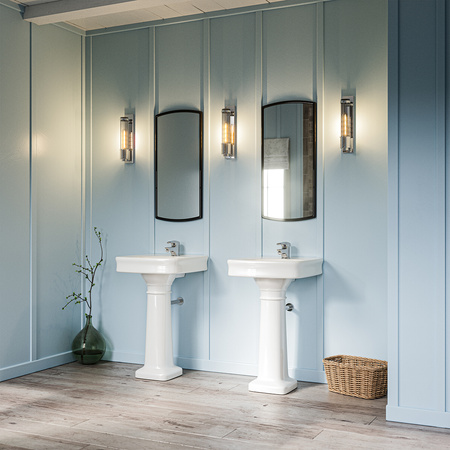 Kinkiet Wellington - 2 źródła światła - Polerowany chrom Wellington Quintiesse  QN-WELLINGTON1-PC