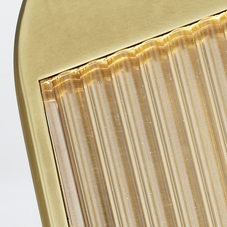 Średni kinkiet LED Palais - Vintage mosiądz Quintiesse QN-PALAIS-W-M-VBS