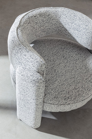 BIZZOTTO fotel AISHA jasny szary