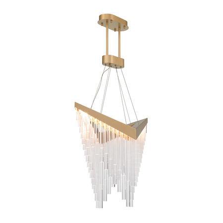 Żyrandol Vivien - Szczotkowane złoto Quintiesse Eurofase QN-VIVIEN-P-L-BG