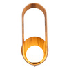 Kinkiet Sfera Brązowy, Drewno Quintiesse Accord QN-SFERA-WB-L-TEAK