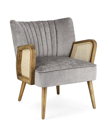 BIZZOTTO fotel VIRNA szary