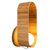 Kinkiet Sfera Brązowy, Drewno Quintiesse Accord QN-SFERA-WB-L-TEAK