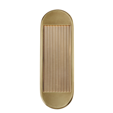 Średni kinkiet LED Palais - Vintage mosiądz Quintiesse QN-PALAIS-W-M-VBS