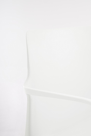 BIZZOTTO krzesło ogrodowe CHLORIS ARM     białe