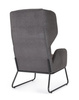 BIZZOTTO fotel OPHELIA szary