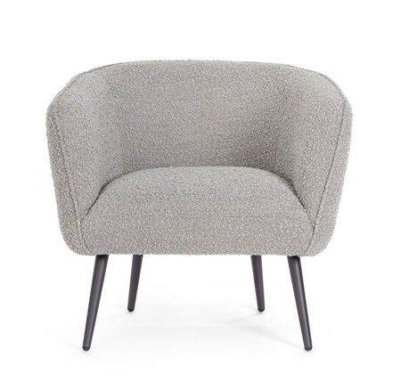 BIZZOTTO fotel AVRIL szary