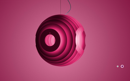 Lampa wisząca Supernova - Fuksja FOSCARINI