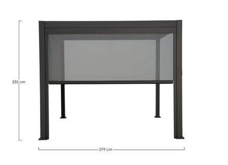 BIZZOTTO roleta do pergoli OCEAN / MAREA  3m szara