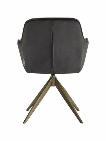 RICHMOND krzesło obrotowe ALINE czarne - trudnopalne