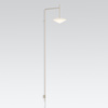Vibia Tempo Lampa Ścienna LED ze Ściemniaczem i Przewodem, 40.3 GL, 20.5 cm, Kremowy Mat