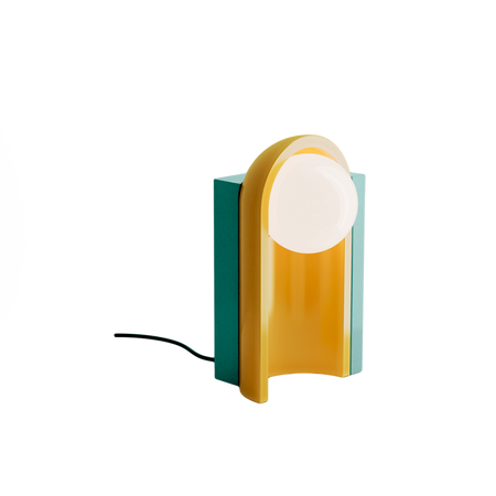 Ferroluce CLÉO C2810 lampa stołowa zielono-beżowa