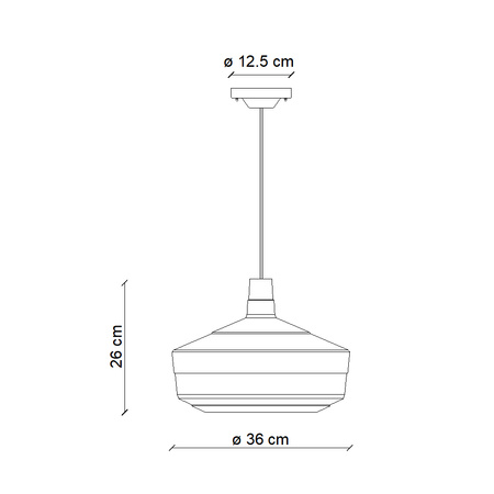 Lampa Wisząca CHURUATA Ferroluce C2580-FAN