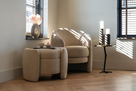 RICHMOND pufa FENNA beżowa