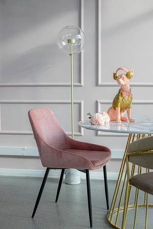 RICHMOND dekoracja DOG CHIHUAHUA  różowy