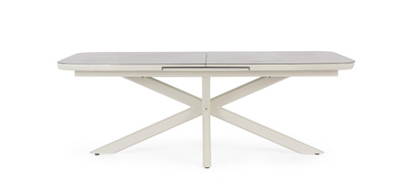 BIZZOTTO stół ogrodowy PASCAL PELICAN     200-260 rozkładany