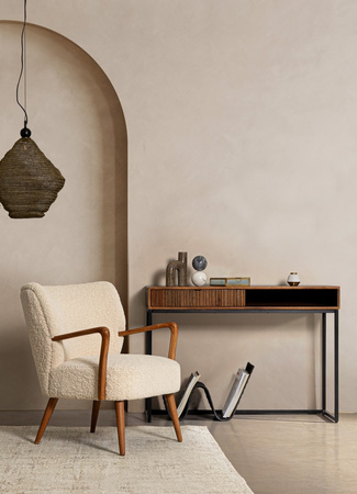 BIZZOTTO fotel MORITZ biały