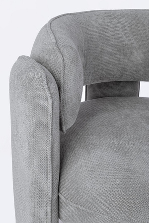 BIZZOTTO fotel AISHA szary