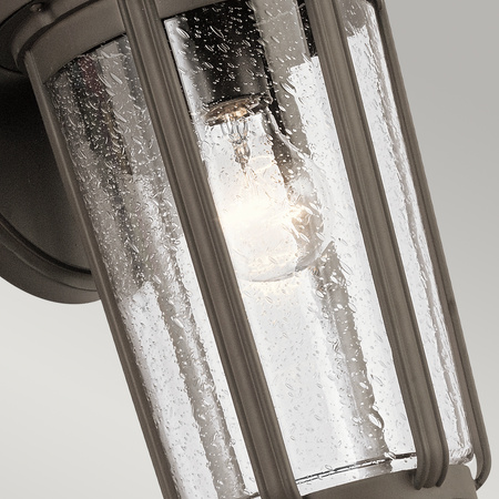 Duża latarnia naścienna Fairfield - 1 źródło światła - Stary brąz Fairfield Quintiesse Kichler QN-FAIRFIELD-L-OZ