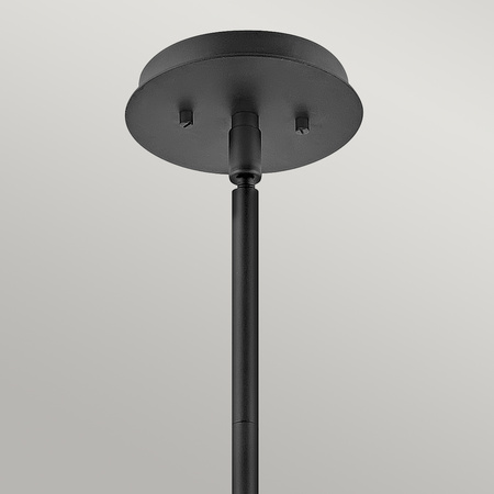 Lampa wisząca / Półplafon Lotus - 1 źródło światła - Czarna Lotus Quintiesse Hinkley QN-LOTUS-P-BLK
