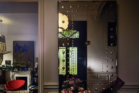 Lampa wisząca Chouchin Reverse 1 - Biało-pomarańczowy FOSCARINI