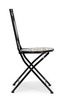 BIZZOTTO krzesło ogrodowe składane        MYKONOS czarne
