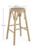BIZZOTTO krzesło barowe CIRCLE beżowe