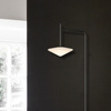 Vibia Tempo Lampa Ścienna LED ze Ściemniaczem i Przewodem, 40.3 GL, 20.5 cm, Grafitowy Mat