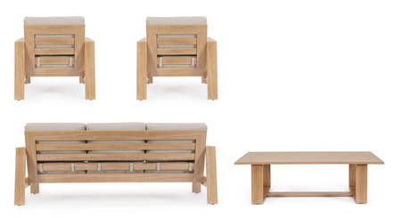 BIZZOTTO zestaw ogrodowy BALTIC           naturalny