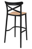 Krzesło barowe COUNTRY czarne