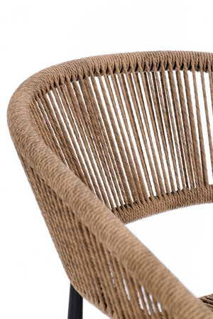 BIZZOTTO krzesło ogrodowe ALGAIDA         brązowe