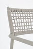 BIZZOTTO krzesło ogrodowe CALETA SATURN   szare