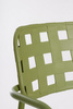 BIZZOTTO krzesło ogrodowe CLOVER ARM      zielone