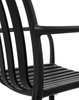 MODESTO krzesło STRIPS ARM czarne