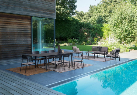 BIZZOTTO stół ogrodowy NEBULA 200-300     czarny / rozkładany