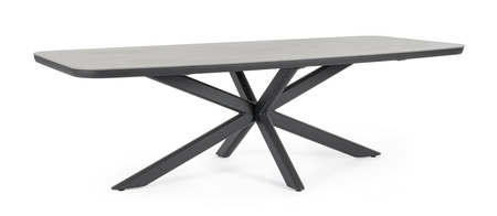 BIZZOTTO stół ogrodowy ISACCO 240x110     antracyt