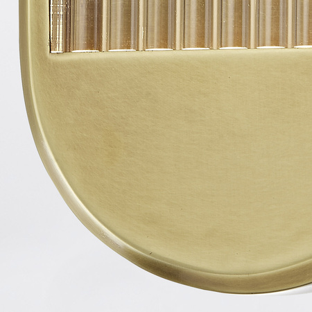 Średni kinkiet LED Palais - Vintage mosiądz Quintiesse QN-PALAIS-W-M-VBS